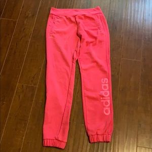 Pink Adidas Sweatpants
